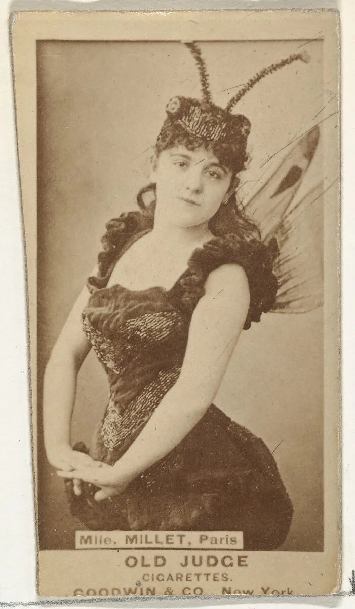 Mlle. Millet, from the Actors and Actresses series (N171) for Old Judge Cigarettes — Goodwin & Company