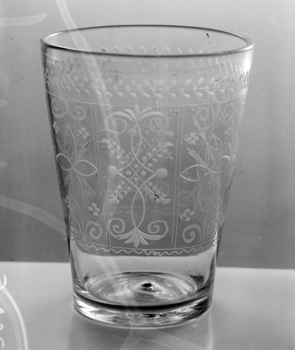 Flip or toddy glass — Unknown