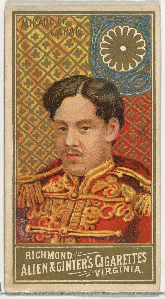 Mikado of Japan, from World's Sovereigns series (N34) for Allen & Ginter Cigarettes — Allen & Ginter