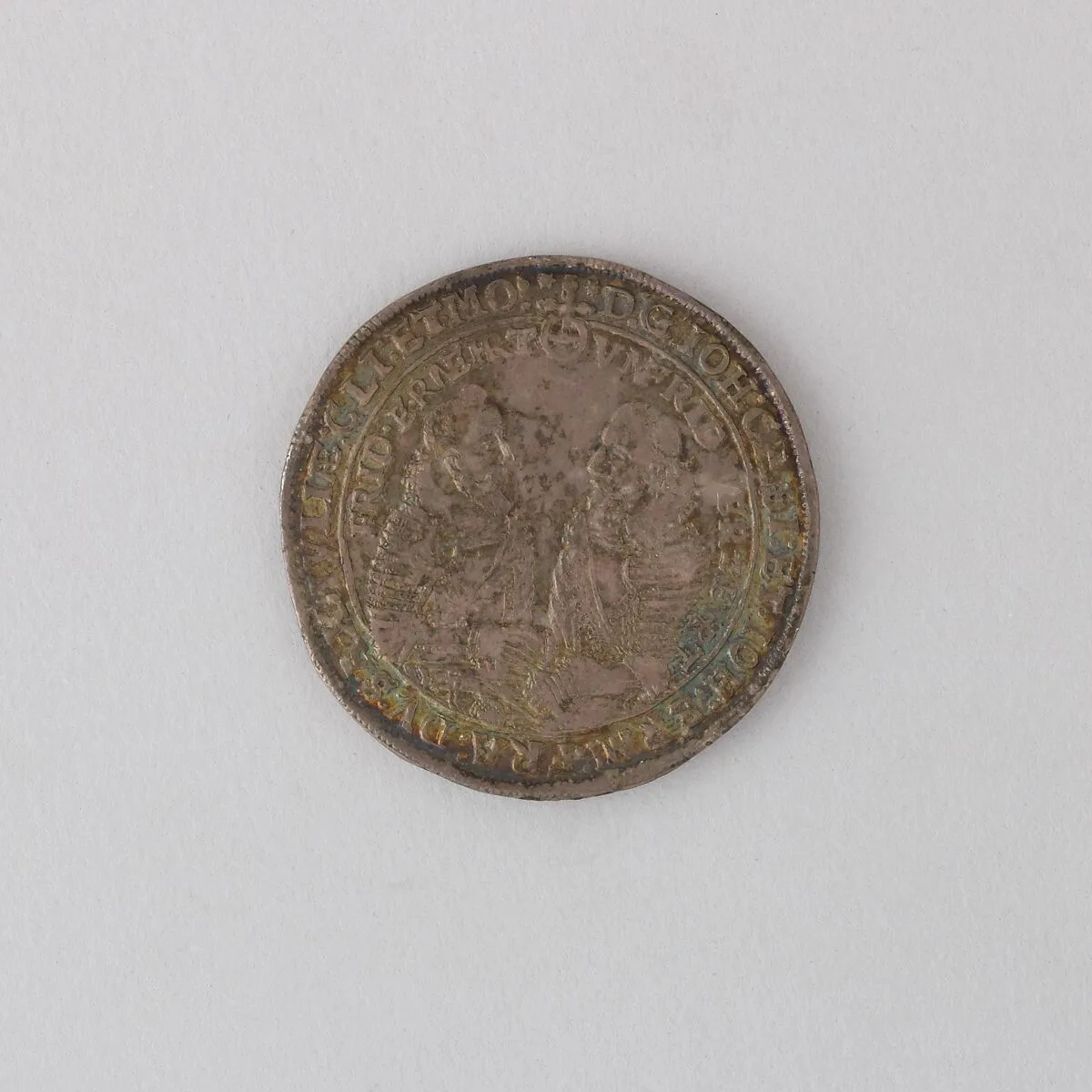 Coin (Thaler) Showing John Casimir and John Ernest, Dukes of Saxony — Unknown