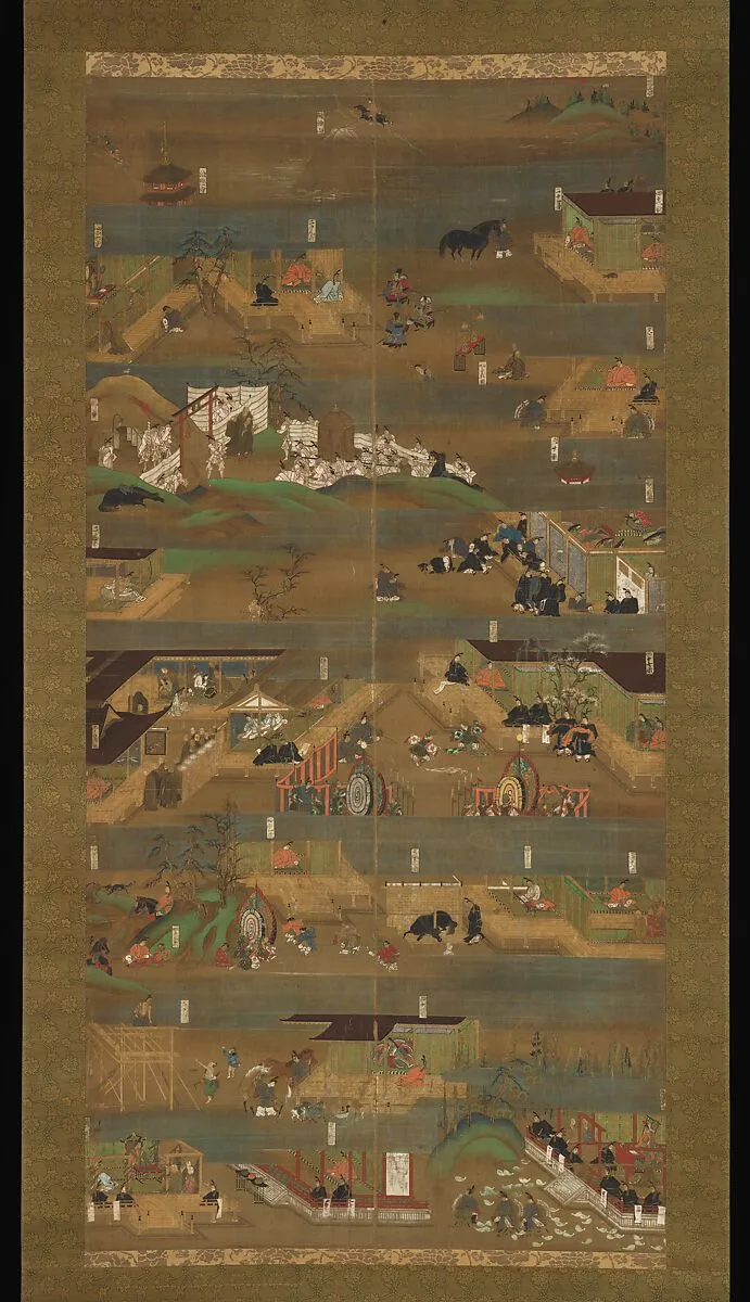 聖徳太子絵伝図|Illustrated Biography of Prince Shōtoku (Shōtoku Taishi e-den) — Unknown