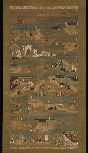 聖徳太子絵伝図|Illustrated Biography of Prince Shōtoku (Shōtoku Taishi e-den)