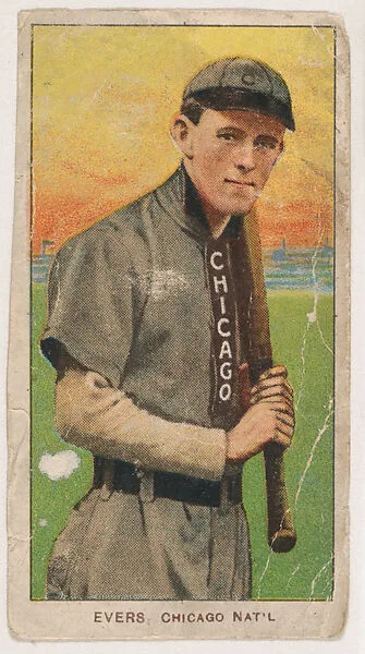 Johnny Evers, Chicago, from Coupon Cigarettes Baseball Issue, 1910 — Coupon Cigarettes