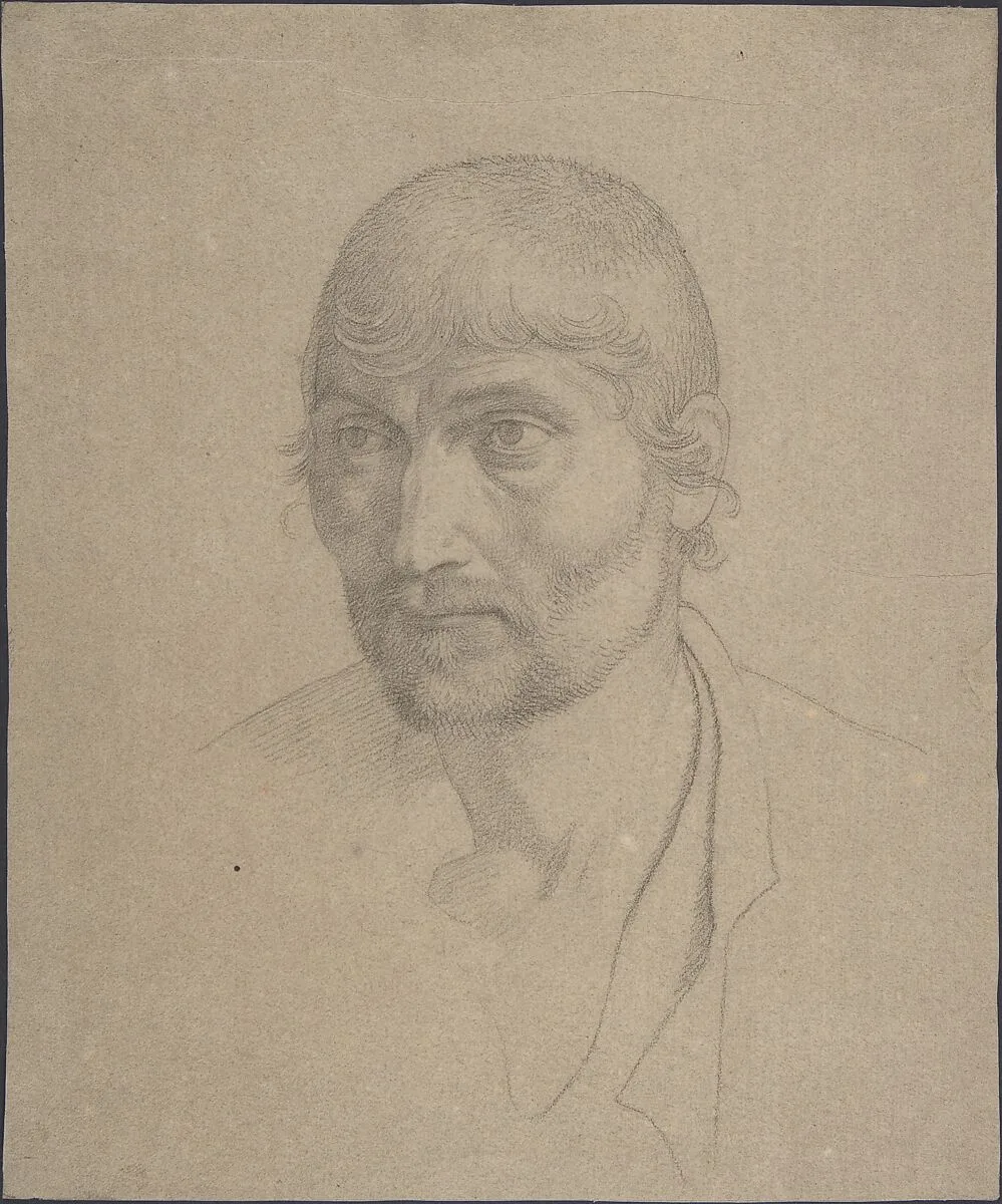Head of a Bearded Man — Johann Friedrich Overbeck