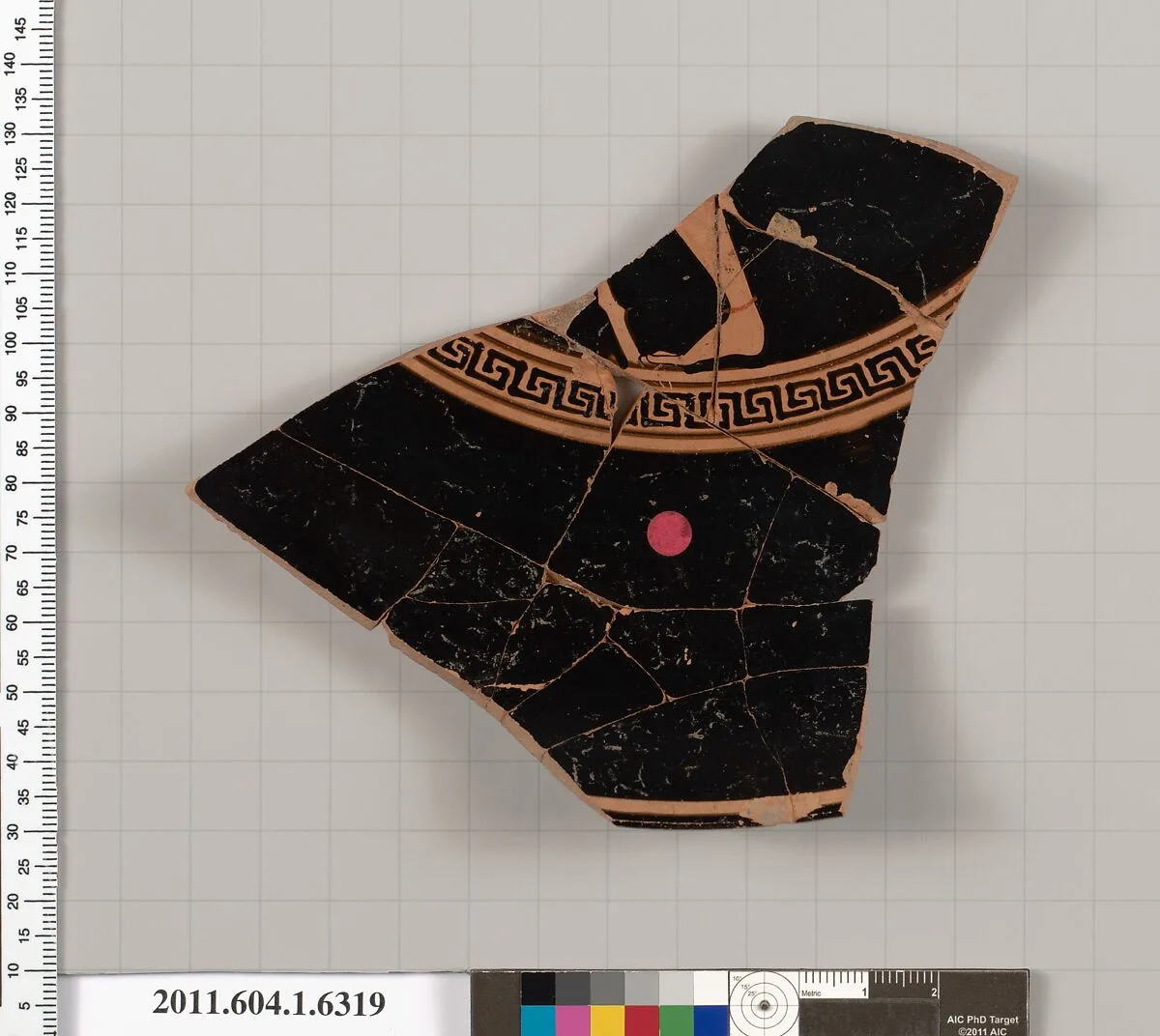 Terracotta fragment of a kylix (drinking cup) — Unknown