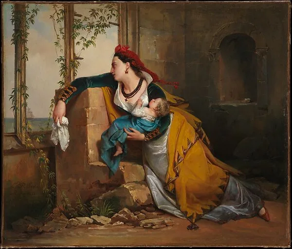 The Mariner's Wife — Jean-Augustin Franquelin