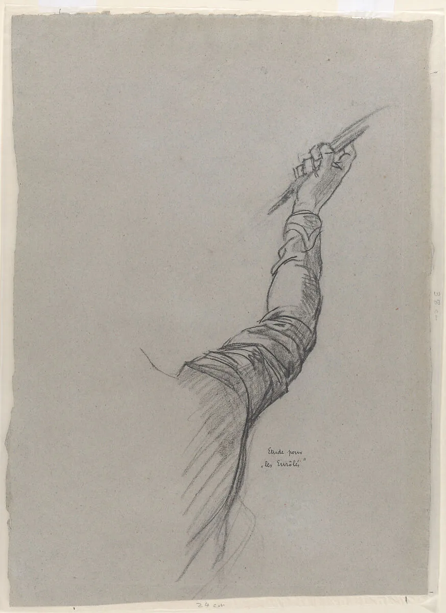 Study for “The Enrollment of the Volunteers of 1792” — Thomas Couture
