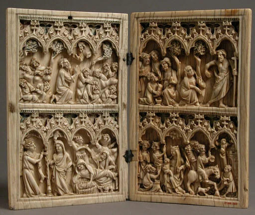 Diptych with Scenes from the Life of Christ