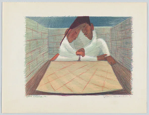 'The Petate' (a traditional Mexican wedding gift), from the Picture Book (plate 17) — Jean Charlot|Kistler (Lynton R. and/or Will A.)