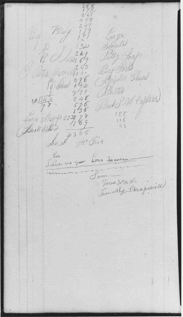 Ledger Figures (from Sketchbook) — John William Casilear
