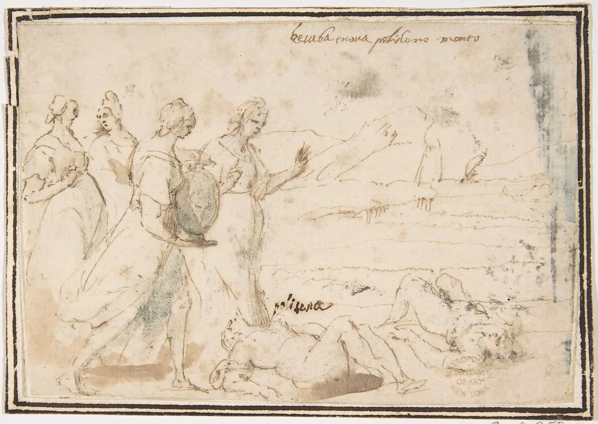 The Death of Polyxena — Francesco Allegrini