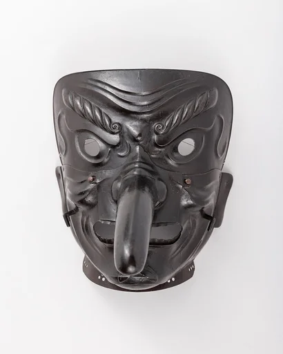 Mask in the Shape of a Mountain Demon's Face