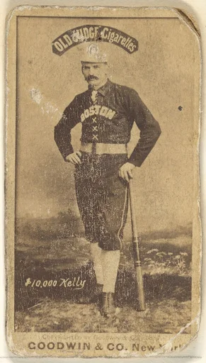 "$10,000" Kelly, Boston, from the Old Judge series (N172) for Old Judge Cigarettes