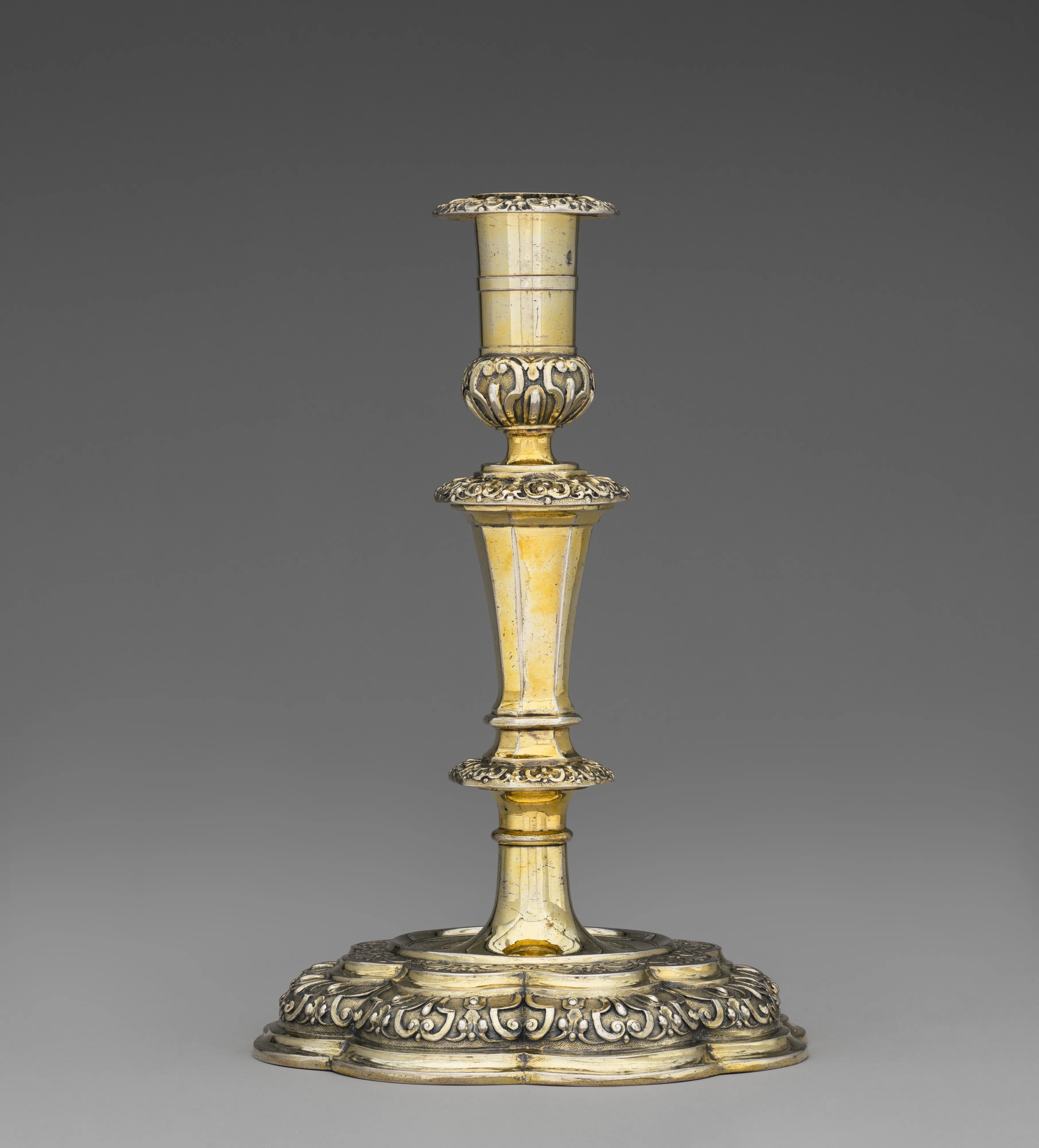 Candlestick (part of a set of four) — (Johann) Daniel Schäffler I