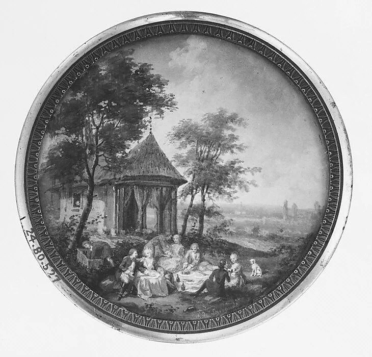 A Picnic — Edmé Charles de Lioux de Savignac