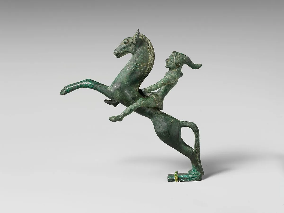 Bronze statuette of a Scythian mounted archer — Unknown