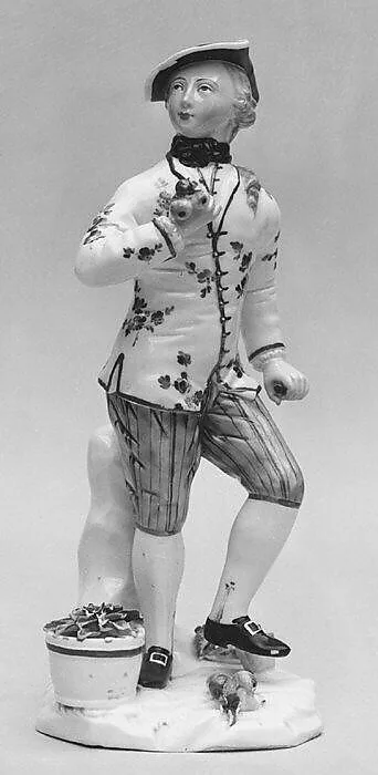 Gardener (one of a pair) — Fulda Pottery and Porcelain Manufactory