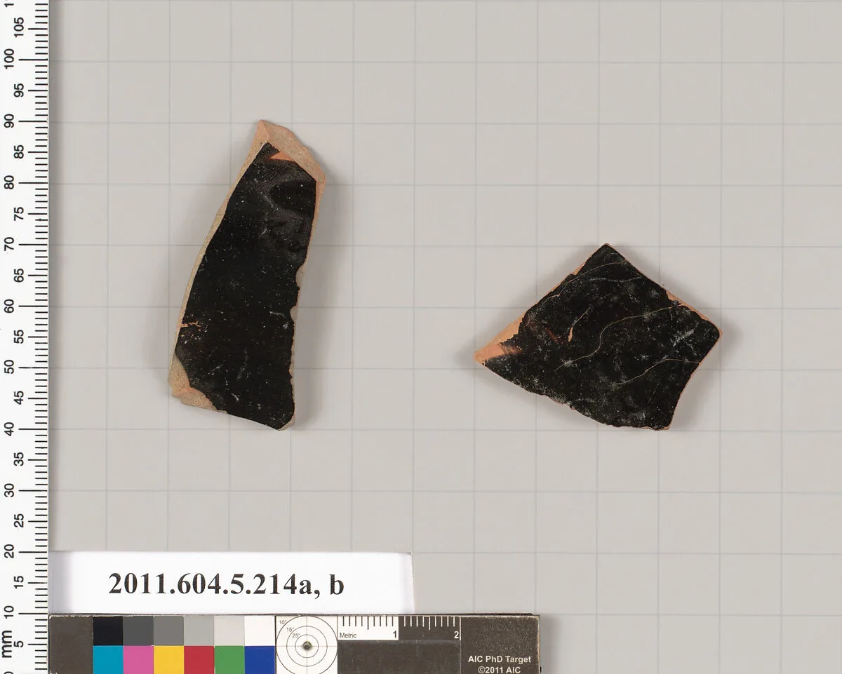 Terracotta fragment of kylikes (drinking cups) — Unknown