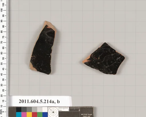 Terracotta fragment of kylikes (drinking cups)