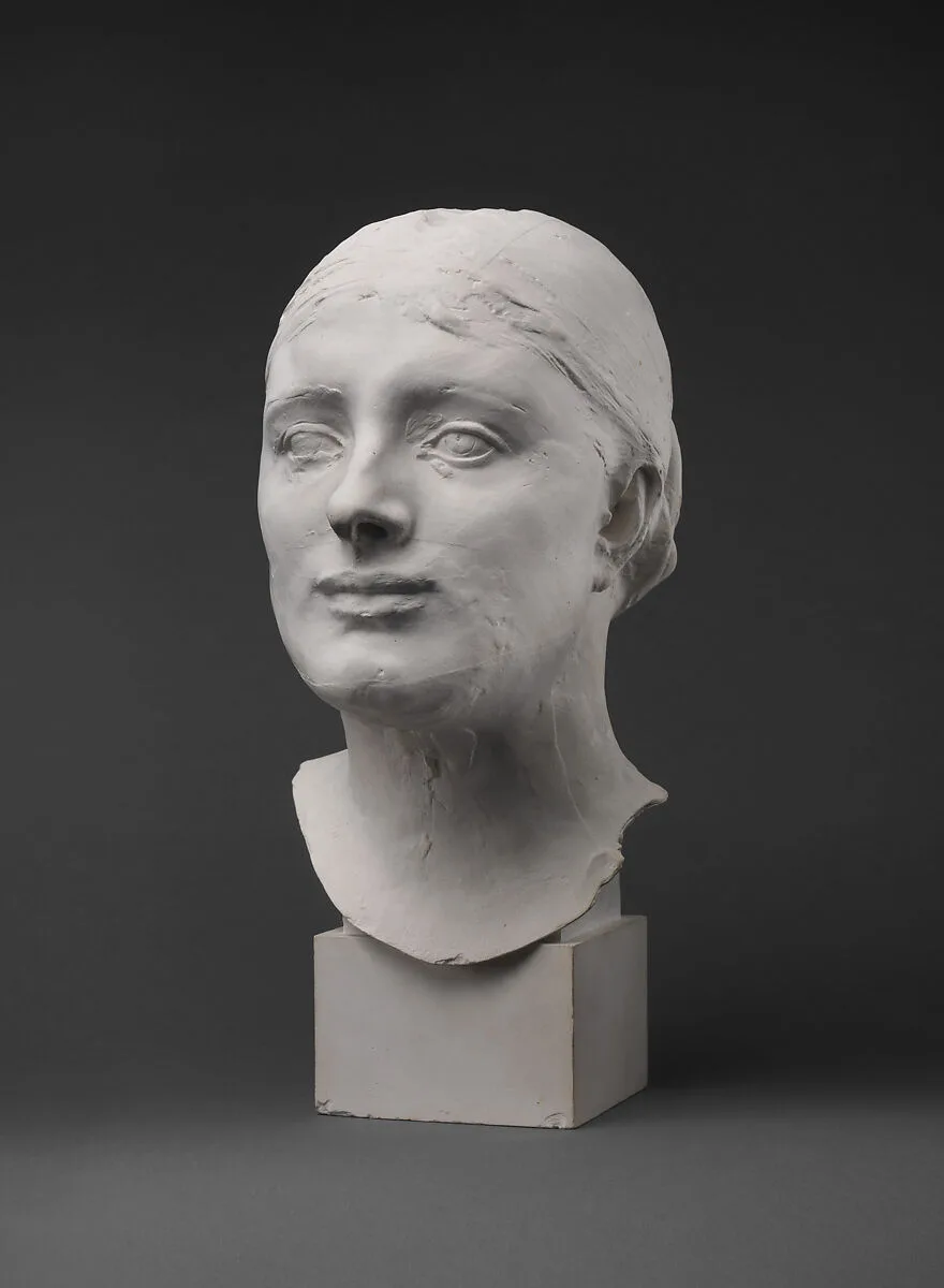 The Head of Mrs. Russell — Auguste Rodin