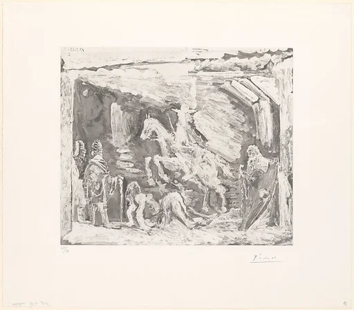 Abduction with Célestine, a Ruffian, a Girl and a Lord with His Valet, from 347 Suite