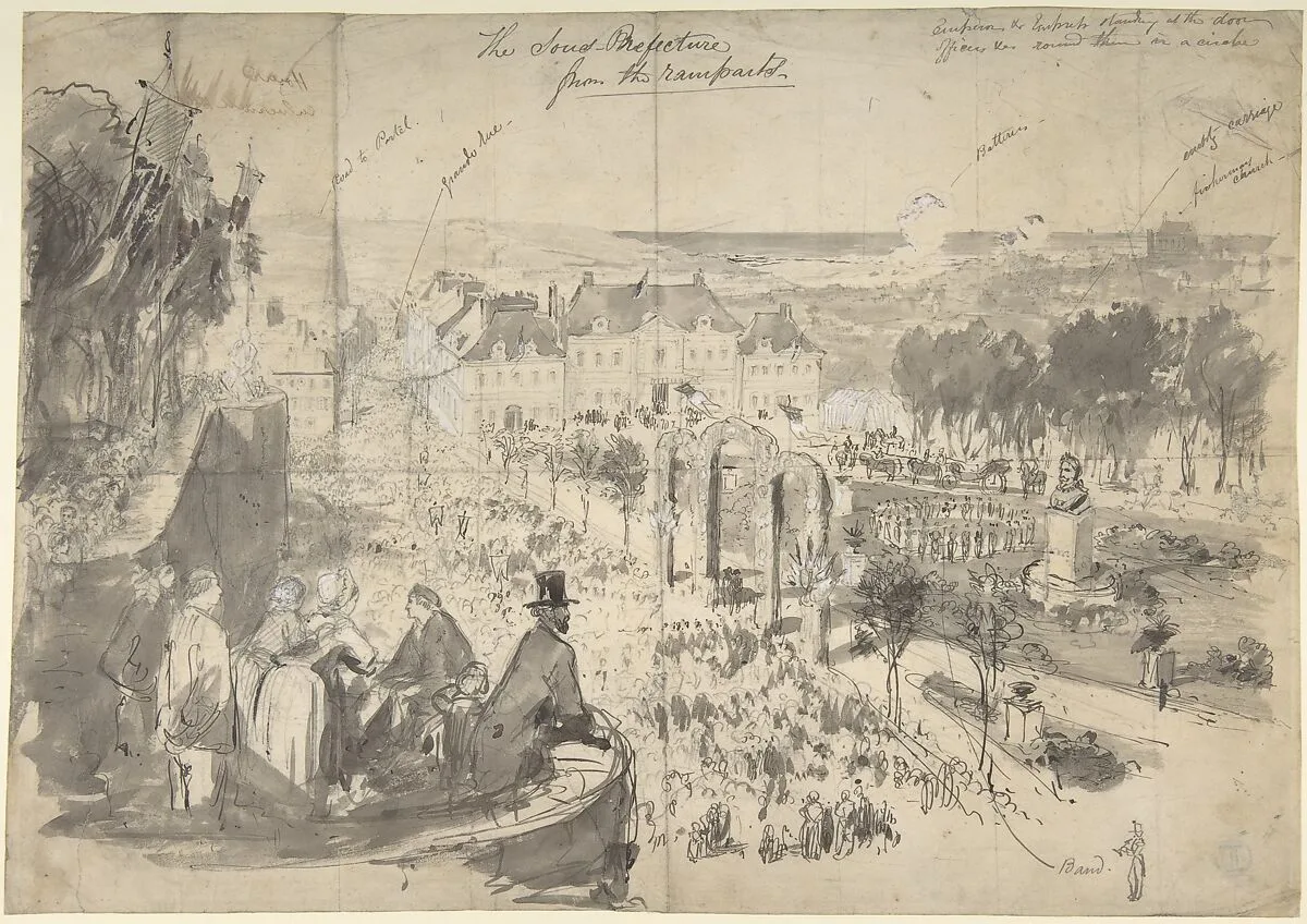 The Visit of Napoléon III to Boulogne-sur-Mer — Constantin Guys
