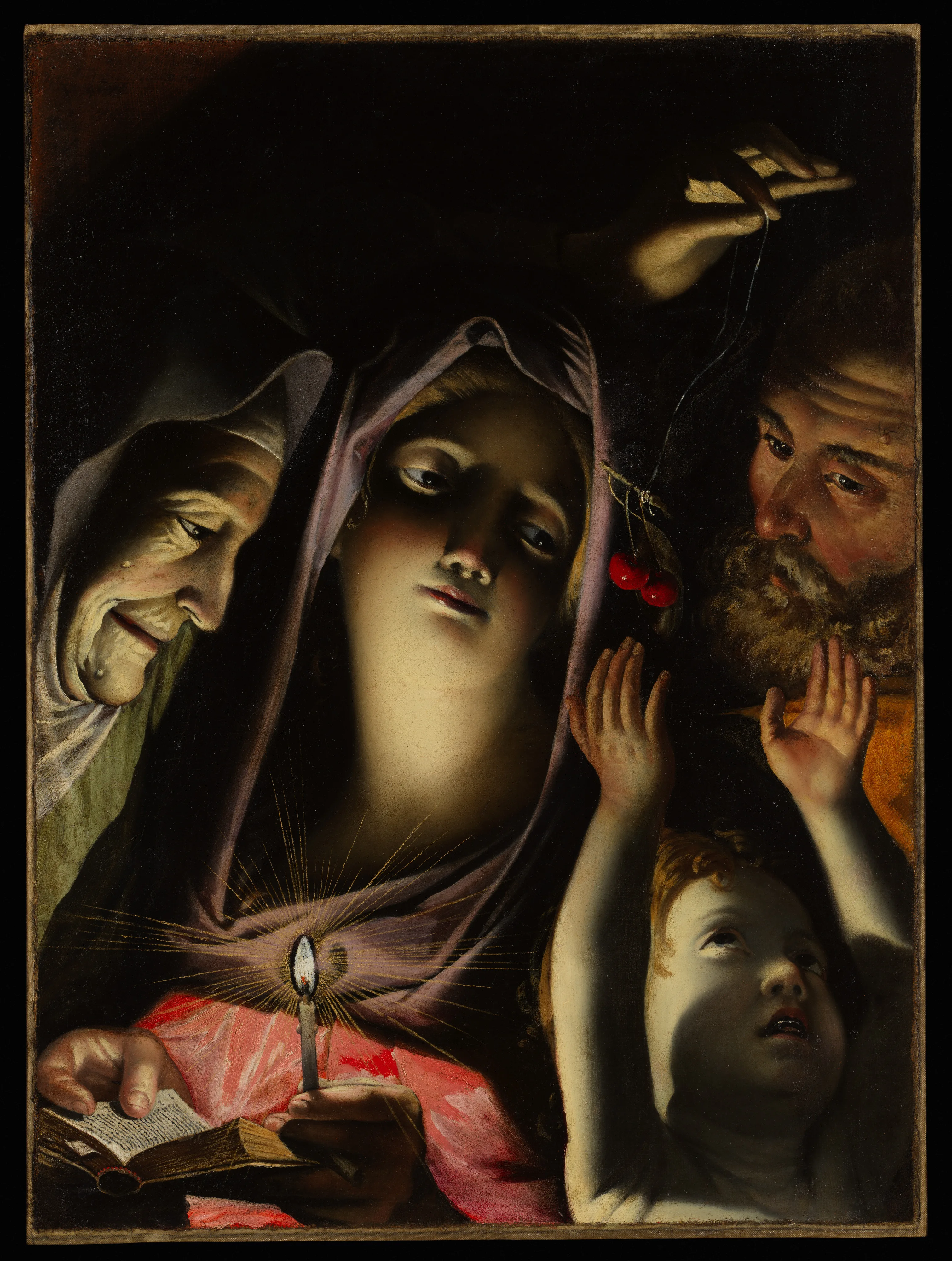 Holy Family with Saint Anne — French Painter