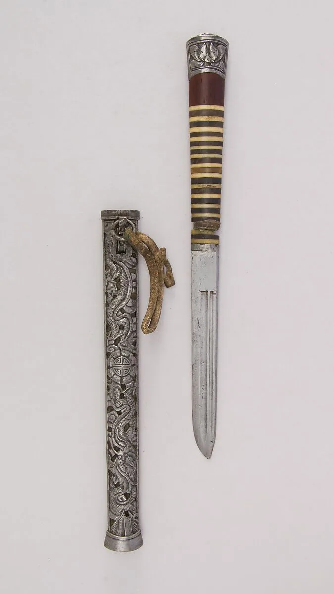Knife with Sheath — Unknown
