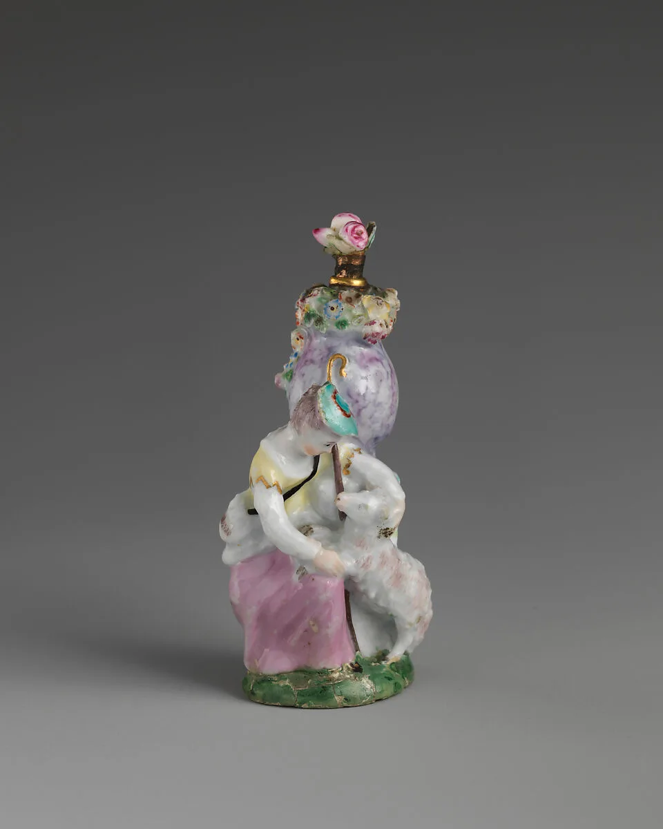 Girl with lambs — Chelsea Porcelain Manufactory