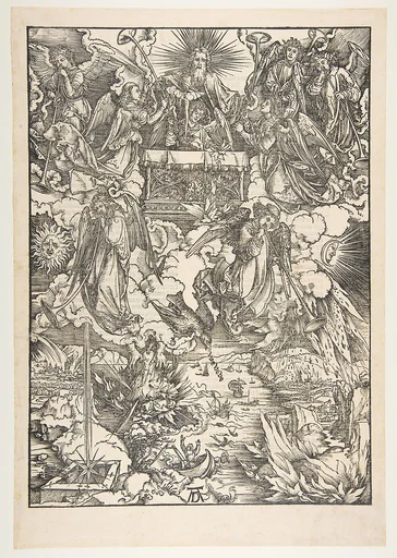 The Seven Angels with the Trumpet, from "The Apocalypse"