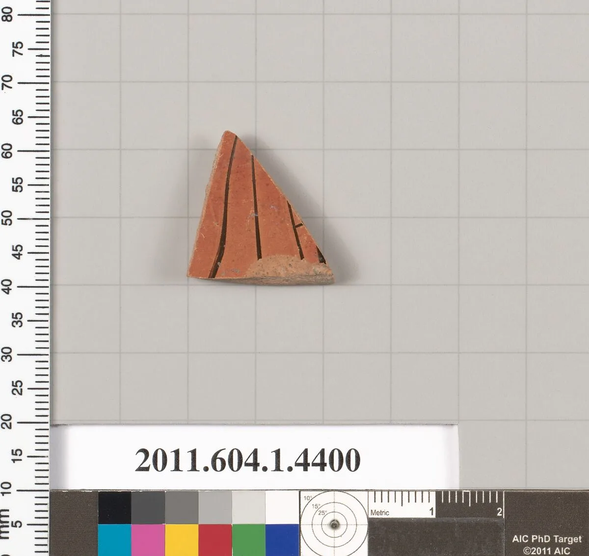 Terracotta fragment of a kylix (drinking cup) — Unknown