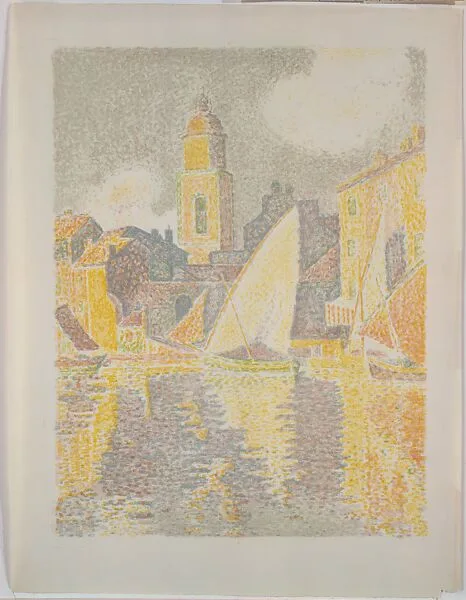 The Port, Saint-Tropez — Paul Signac