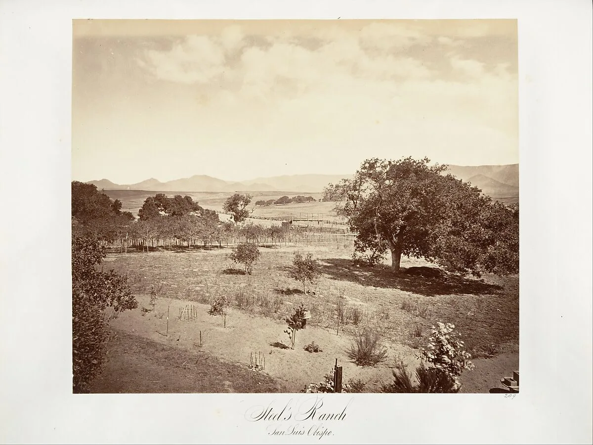 Steel's Ranch, San Luis Obispo — Carleton E. Watkins