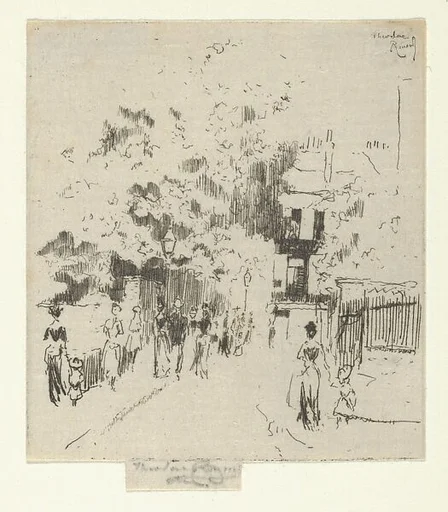 Bank Holiday, Corner of Beaufort Street, Chelsea