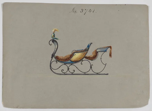 Design for Rumble Sleigh, no. 3741