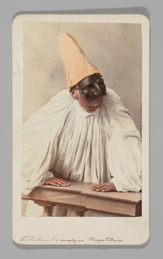 [Studio Portrait: Man Wearing Carnival Mask, Venice]