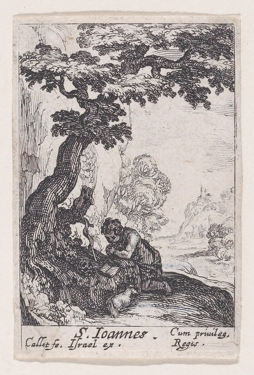St. John the Baptist, from Les Pénitents et Pénitentes (The Penitents) — Israël Henriet|Jacques Callot
