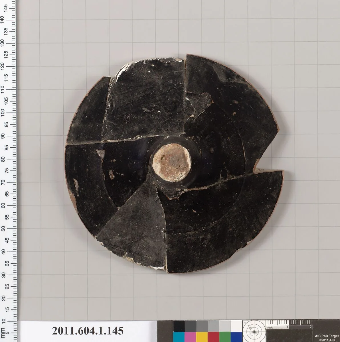 Terracotta fragment of a kylix (drinking cup) — Veii Painter