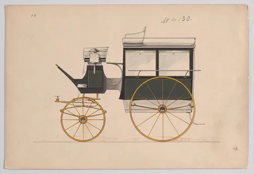 Design for Omnibus or Wagonette, no. 4130