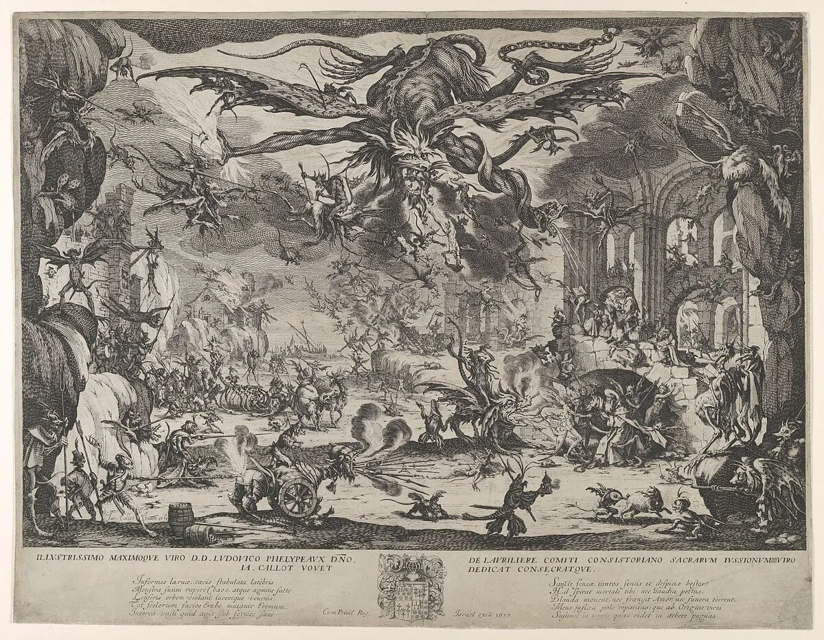 The Temptation of St. Anthony — Jacques Callot|Israël Henriet