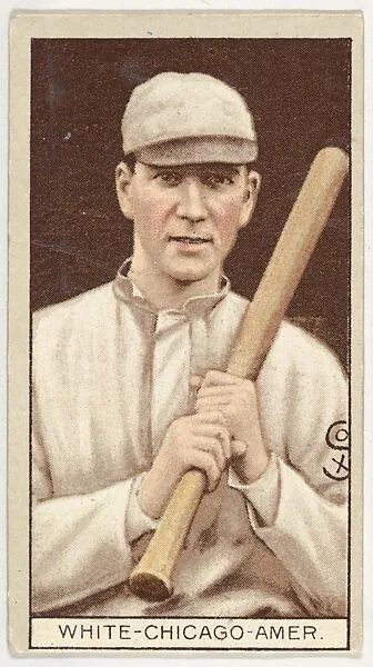 G. Harris White, Chicago, American League, from the Brown Background series (T207) for the American Tobacco Company — American Tobacco Company
