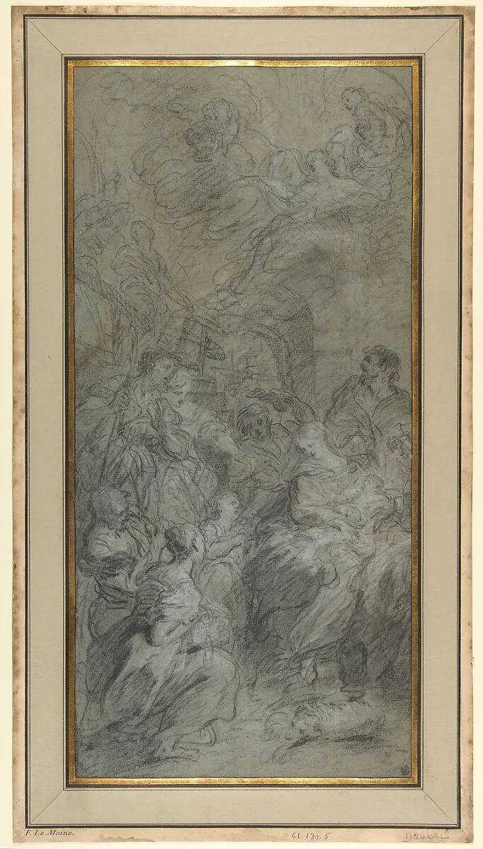 The Adoration of the Shepherds — François Le Moyne