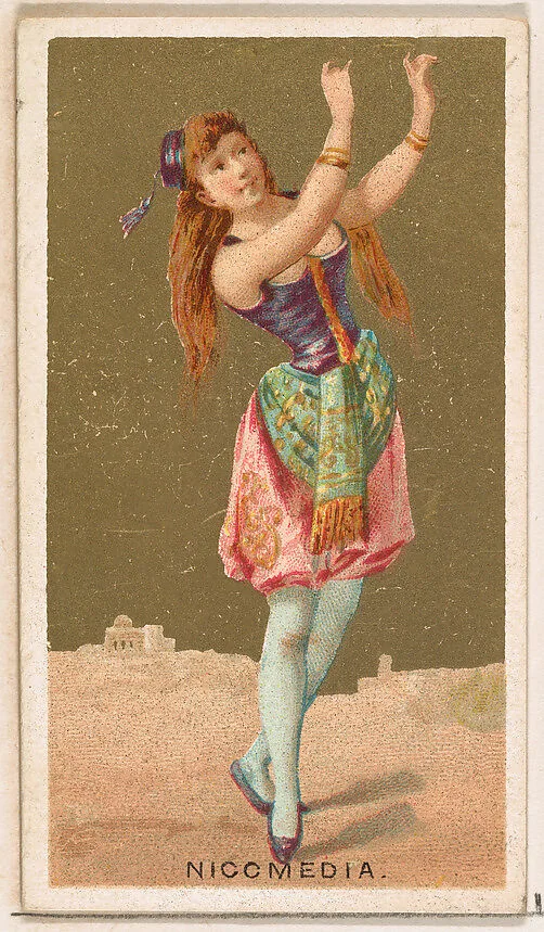 Nicomedia, from the Dancing Girls of the World series (N185) issued by Wm. S. Kimball & Co. — William S. Kimball & Company
