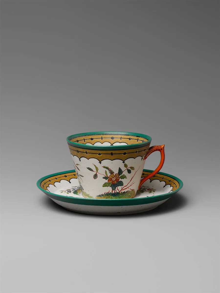 Teacup and saucer — Karl L. H. Müller|Union Porcelain Works