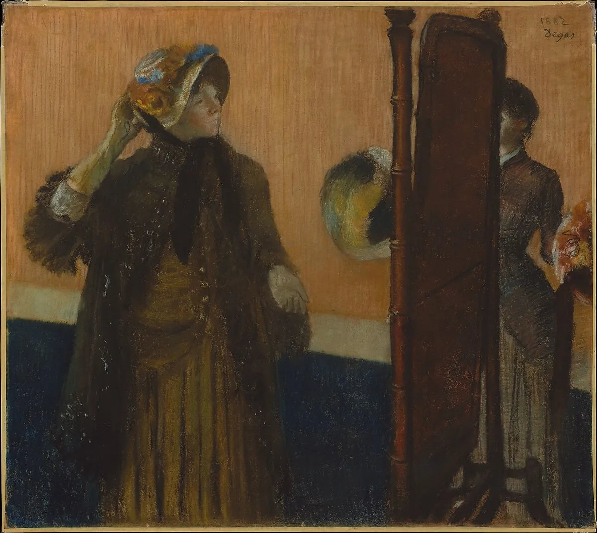 At the Milliner's — Edgar Degas