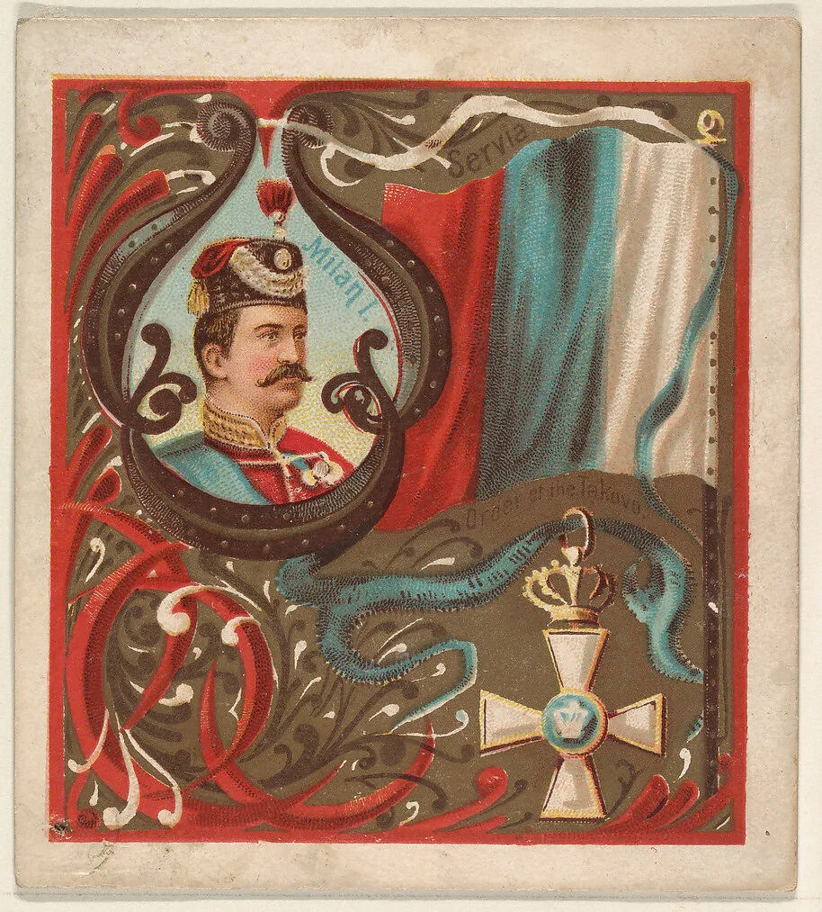 Servia, from the International Cards series (N238), issued by Kinney Bros. — Kinney Brothers Tobacco Company
