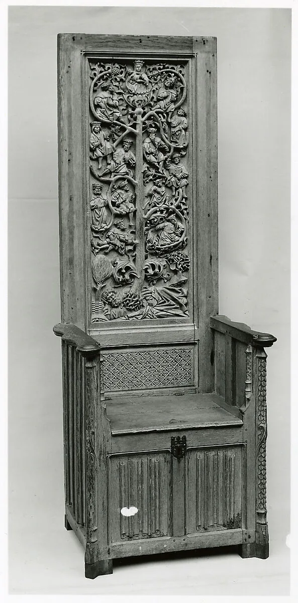 High-Backed Chair with the Tree of Jesse — Unknown