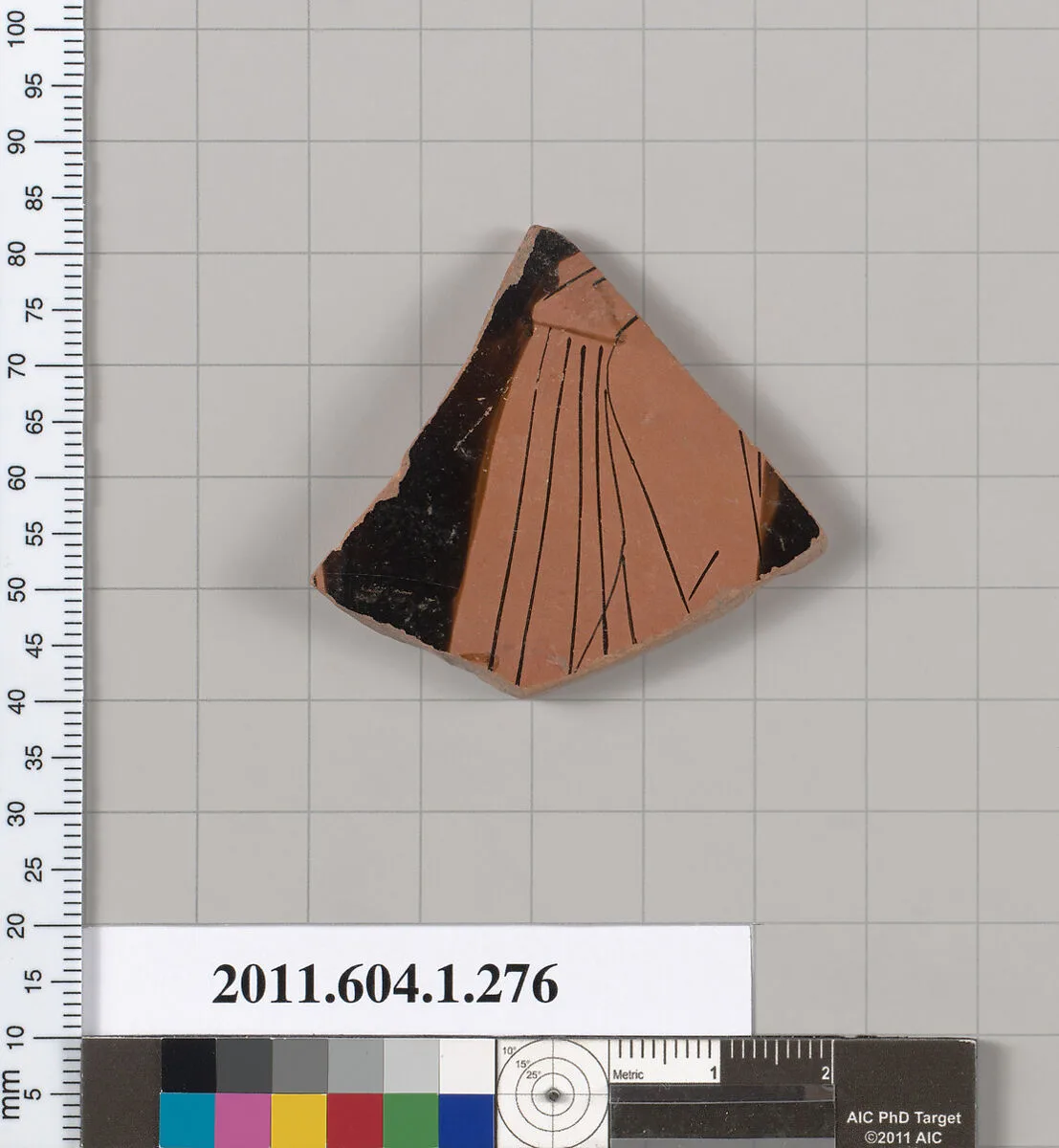 Terracotta fragment of a kylix (drinking cup) — Curtius Painter