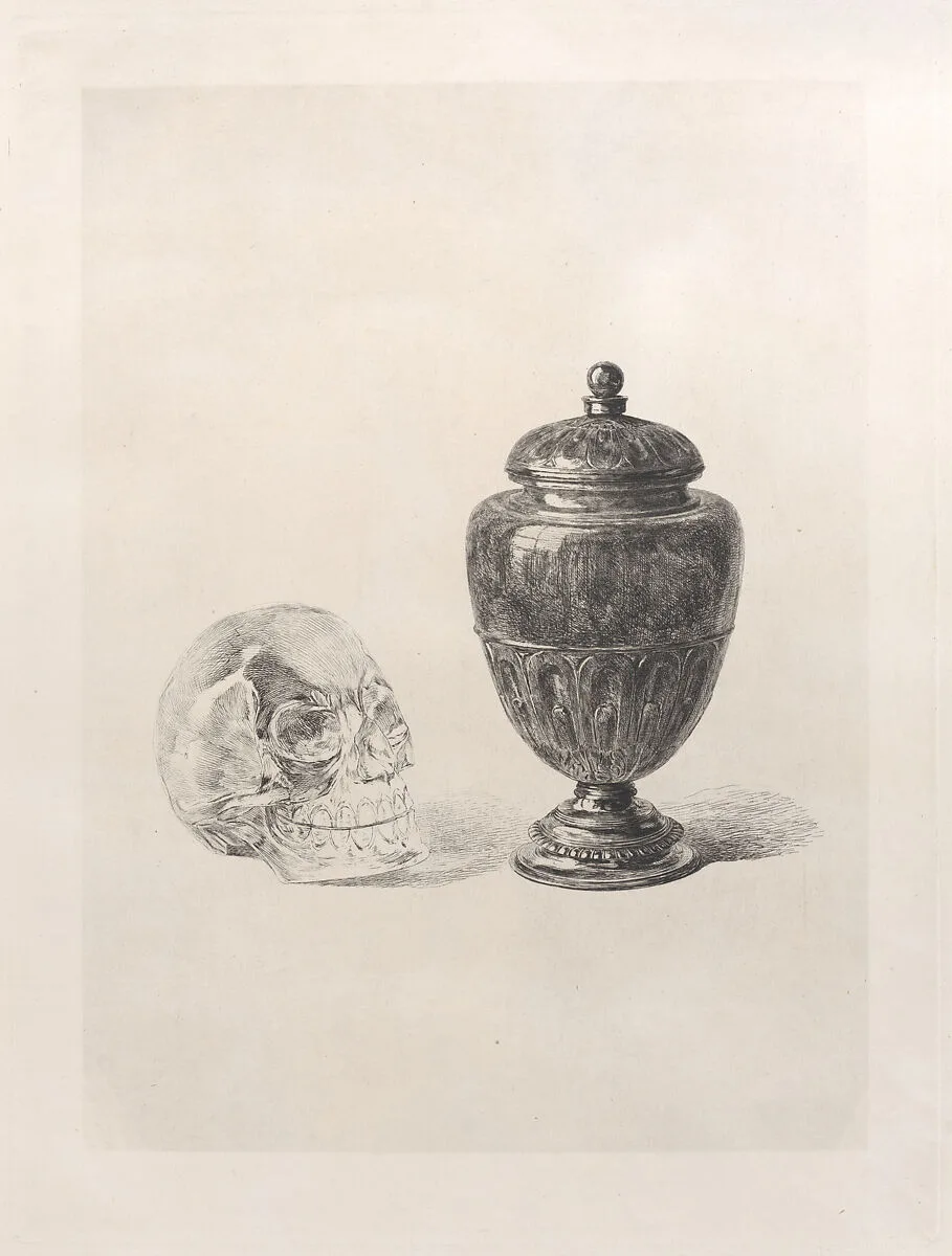 Crystal Skull and Jade Vase — Jules-Ferdinand Jacquemart