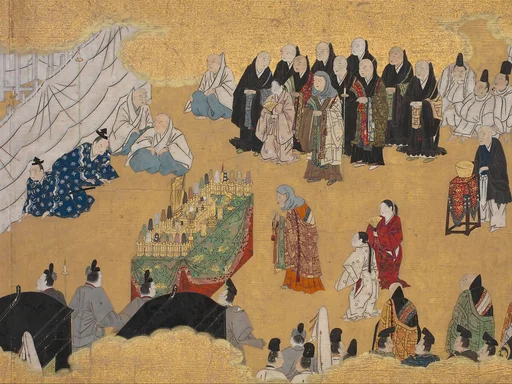 幻の源氏物語絵巻　「葵」|“Leaves of Wild Ginger” (Aoi), from the Phantom Genji Scrolls (Maboroshi no Genji monogatari emaki)